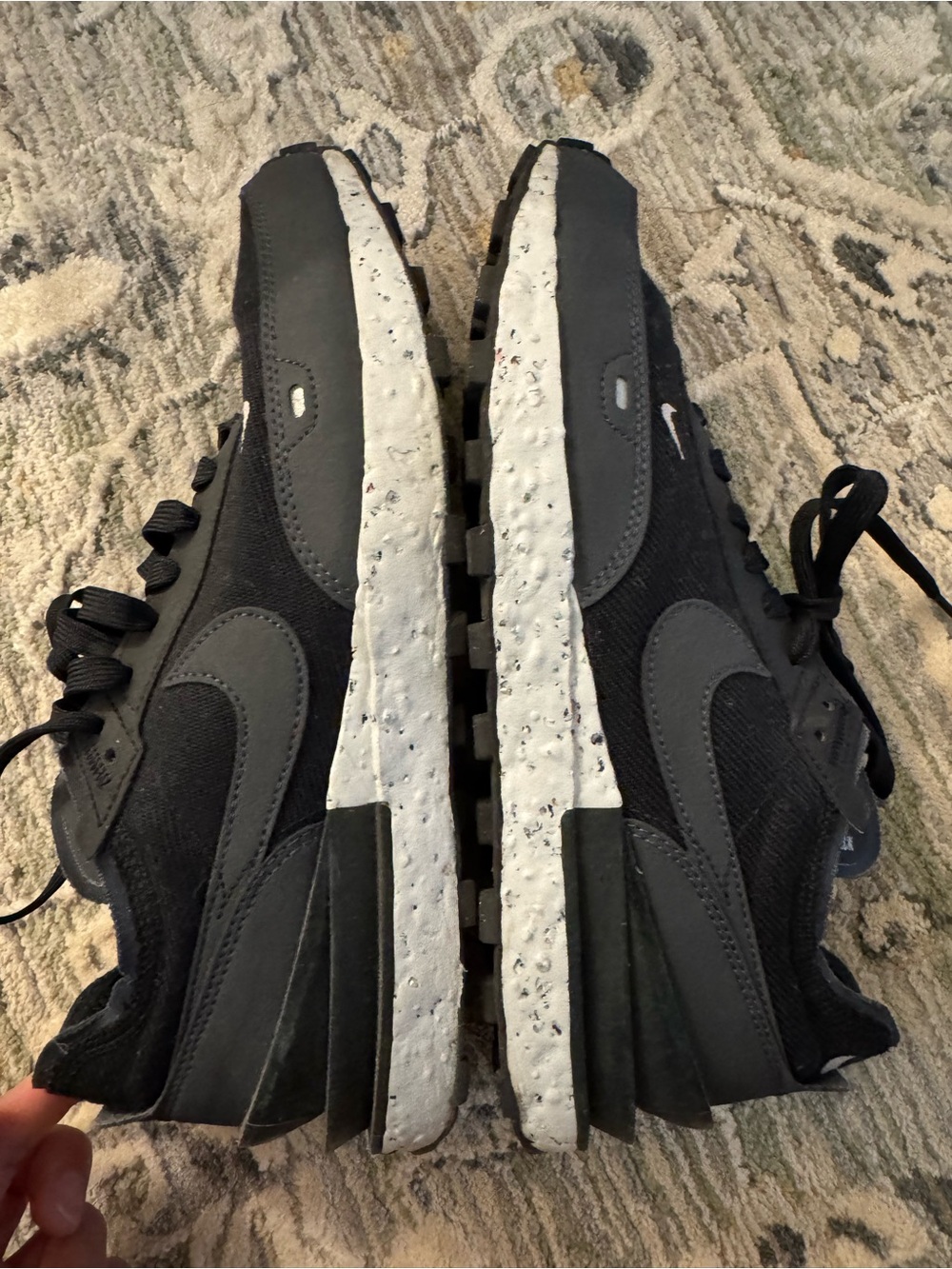 Nike Men's Black Waffle One Crater Next
Nature Casual Shoes. Size 10